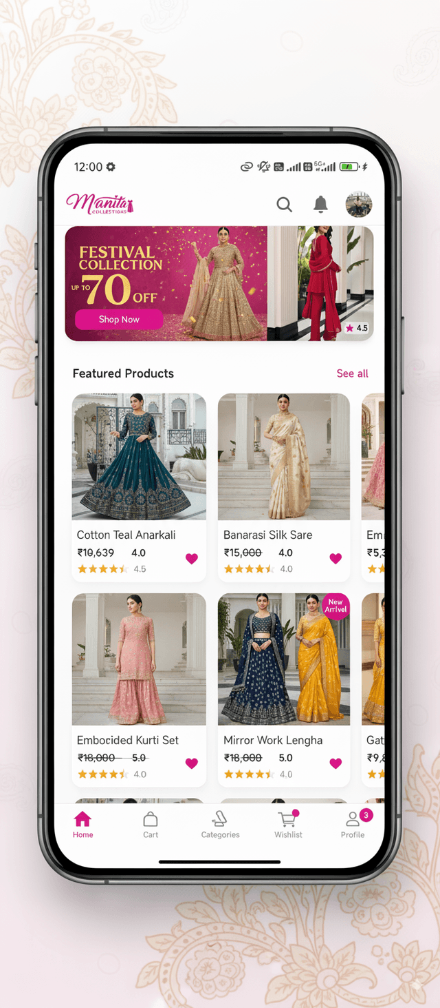 Manita Collection App Preview