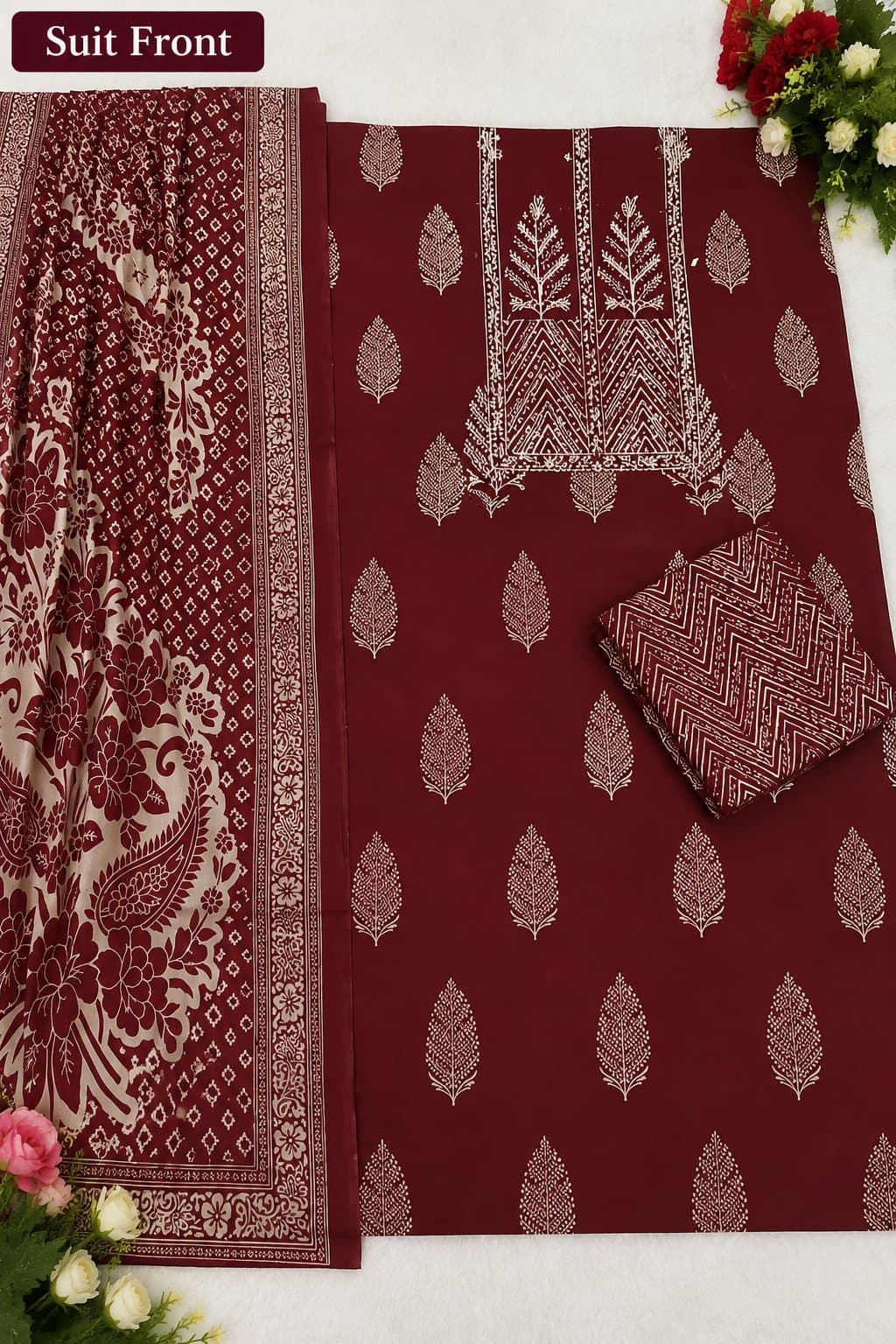 "Gulnaar Jaipur Cotton Suit